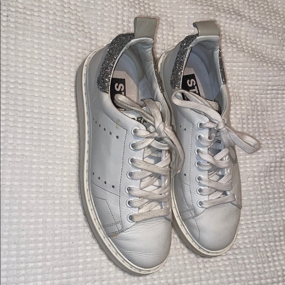 Golden Goose white sneakers with crystals - Picture 5 of 6